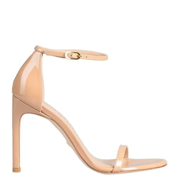 Stuart Weitzman Beige Ankle Strap Heels - Picture 4 of 9